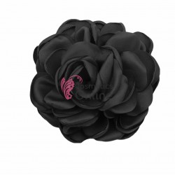 Brosa si clema pentru par sau vestimentar TRD017EE floare Neagra